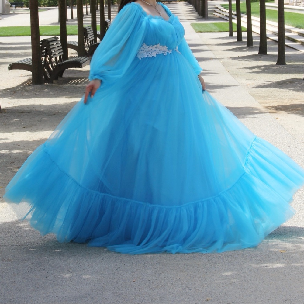 Blue Ballgown